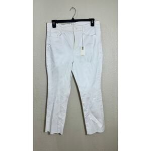 Good American Good Legs Straight White Denim Jeans — Women’s